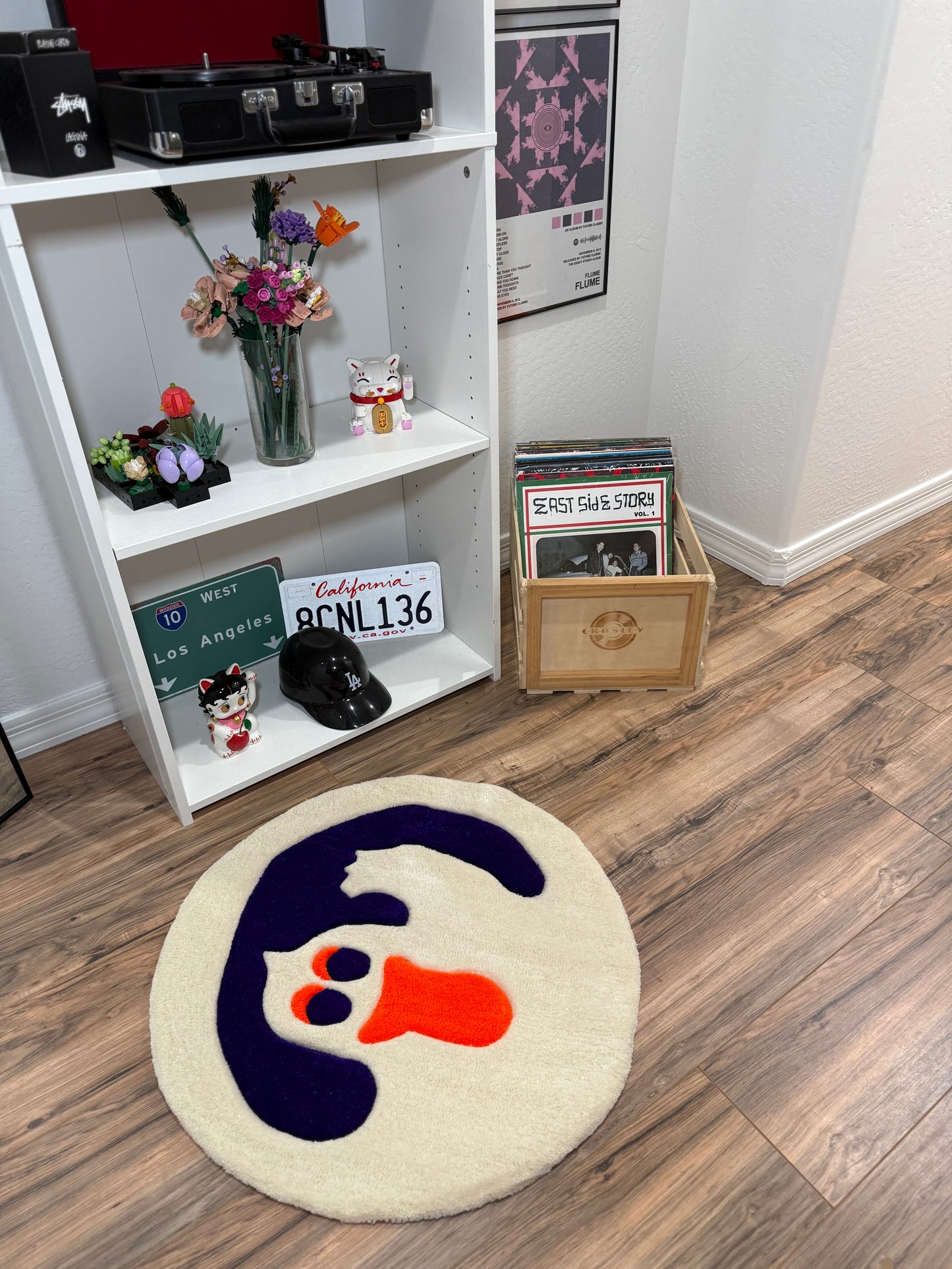 Ghost Halloween Cookie Rug