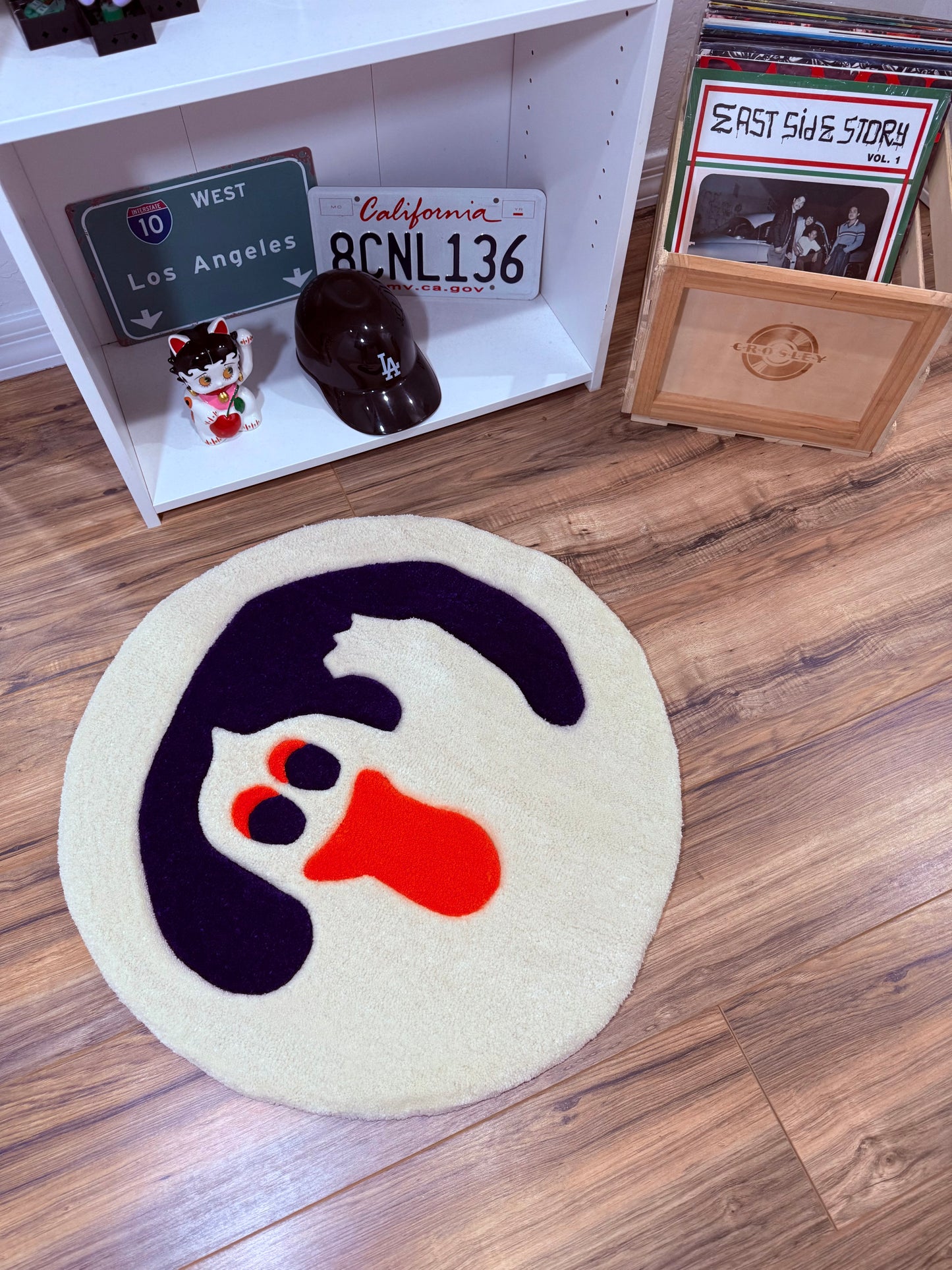 Ghost Halloween Cookie Rug