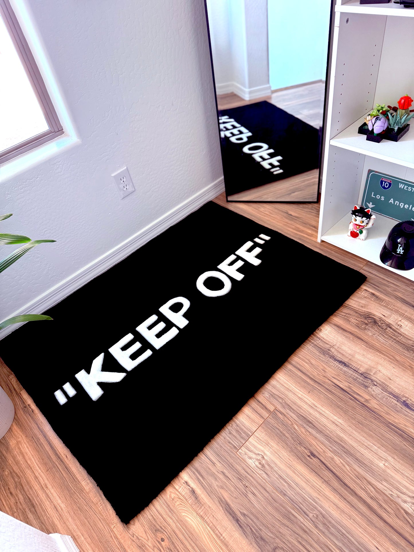 “KEEP OFF” Rug