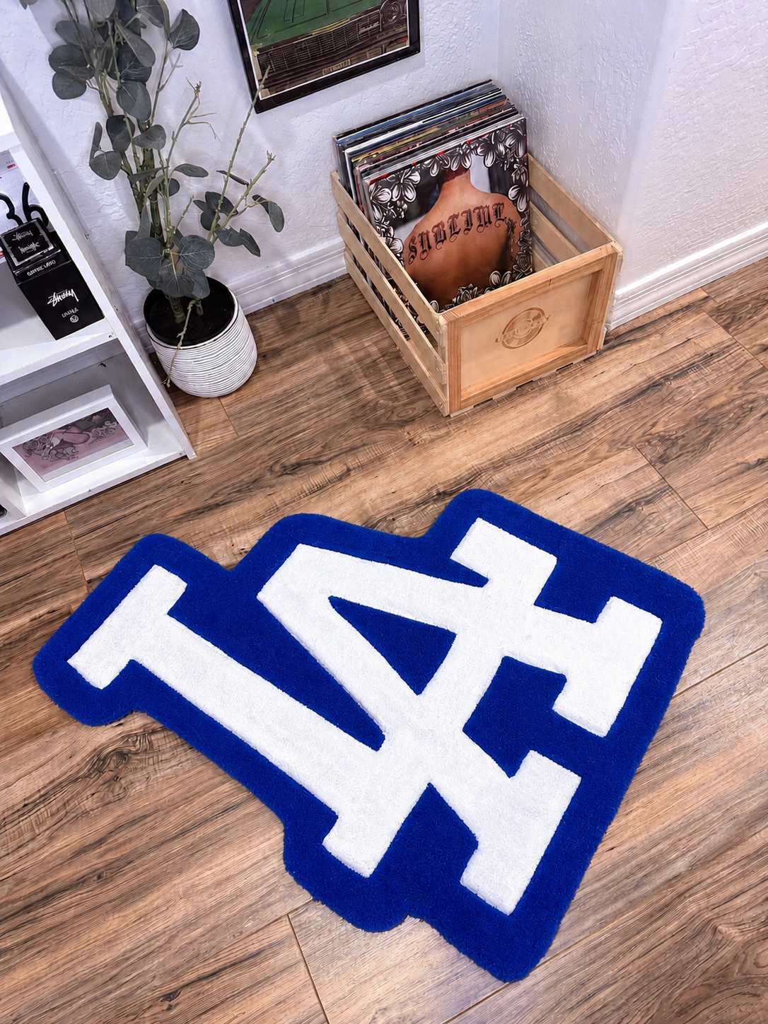 LA Dodgers Short pile Rug