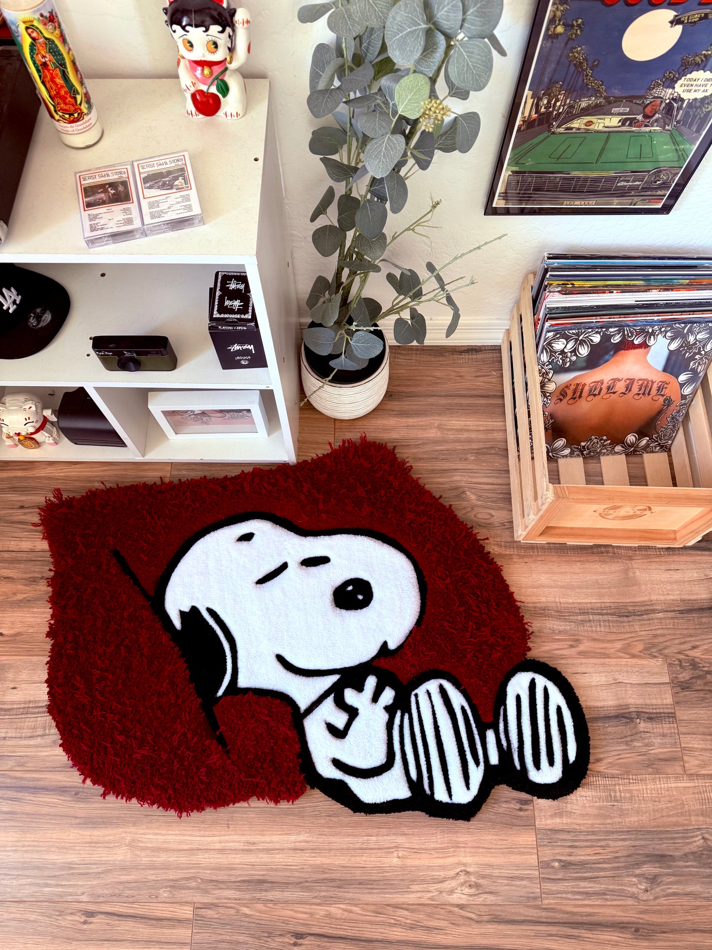 Snoopy Pillow Rug