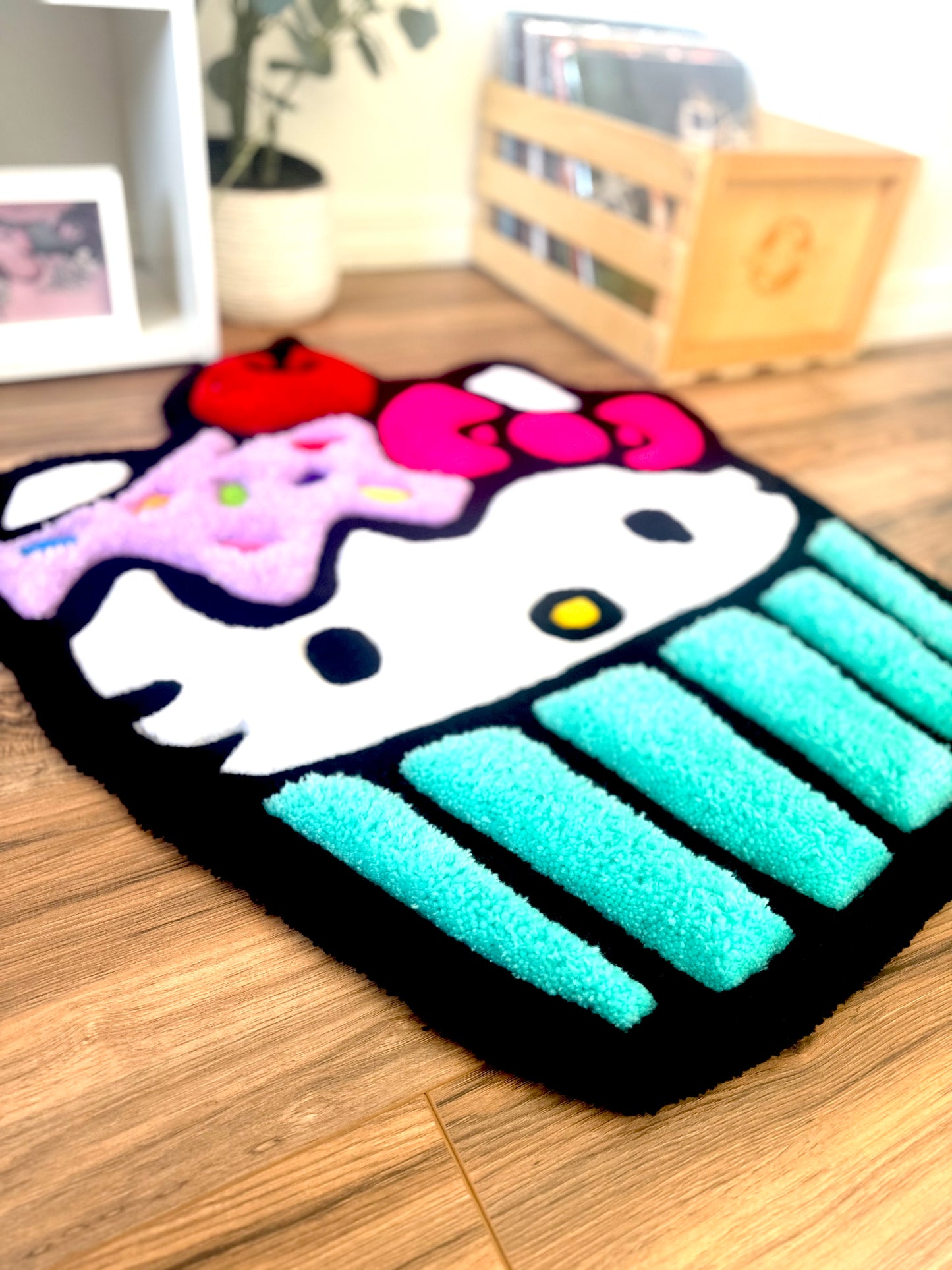 Hello Kitty Cupcake Rug