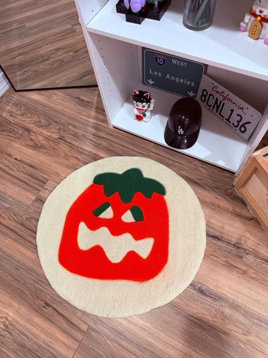 Pumpkin Halloween Cookie Rug