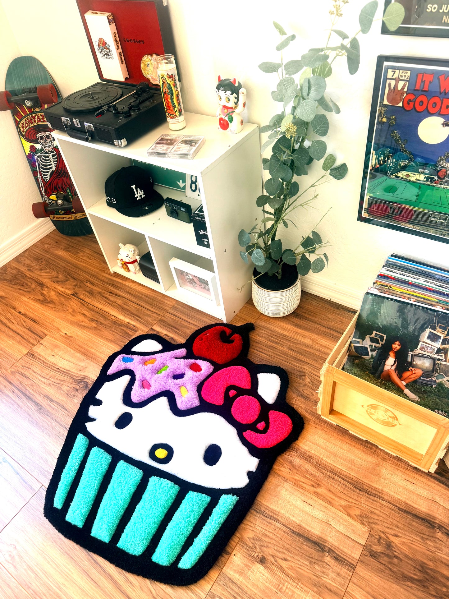 Hello Kitty Cupcake Rug