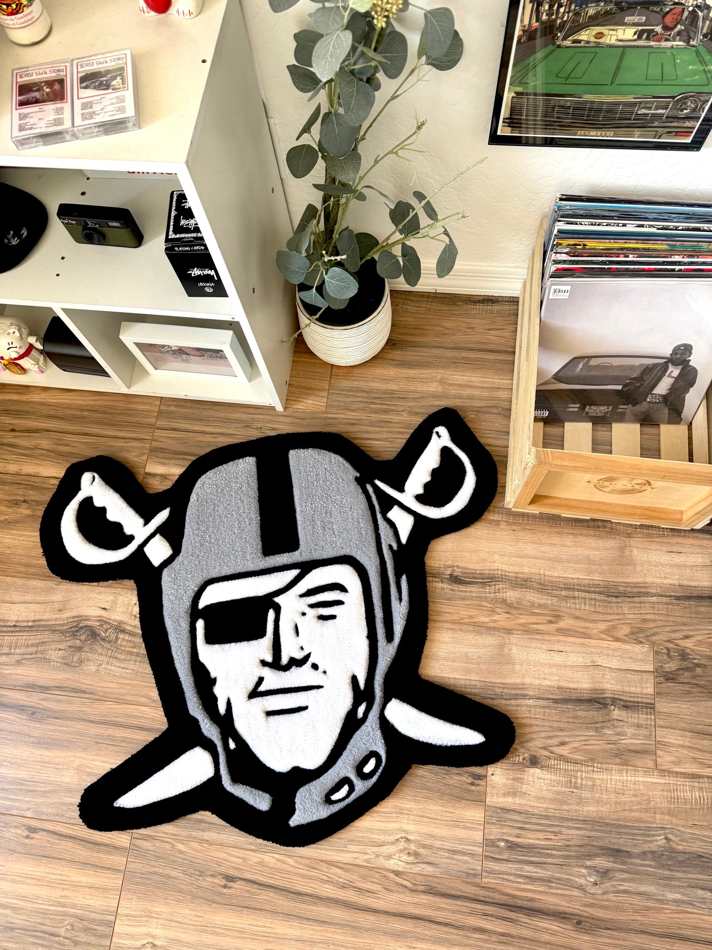 Raiders Head Rug