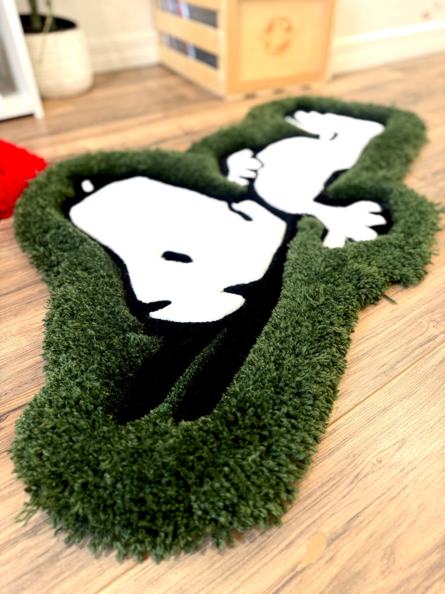 Sleepy Snoopy Rug (Back)