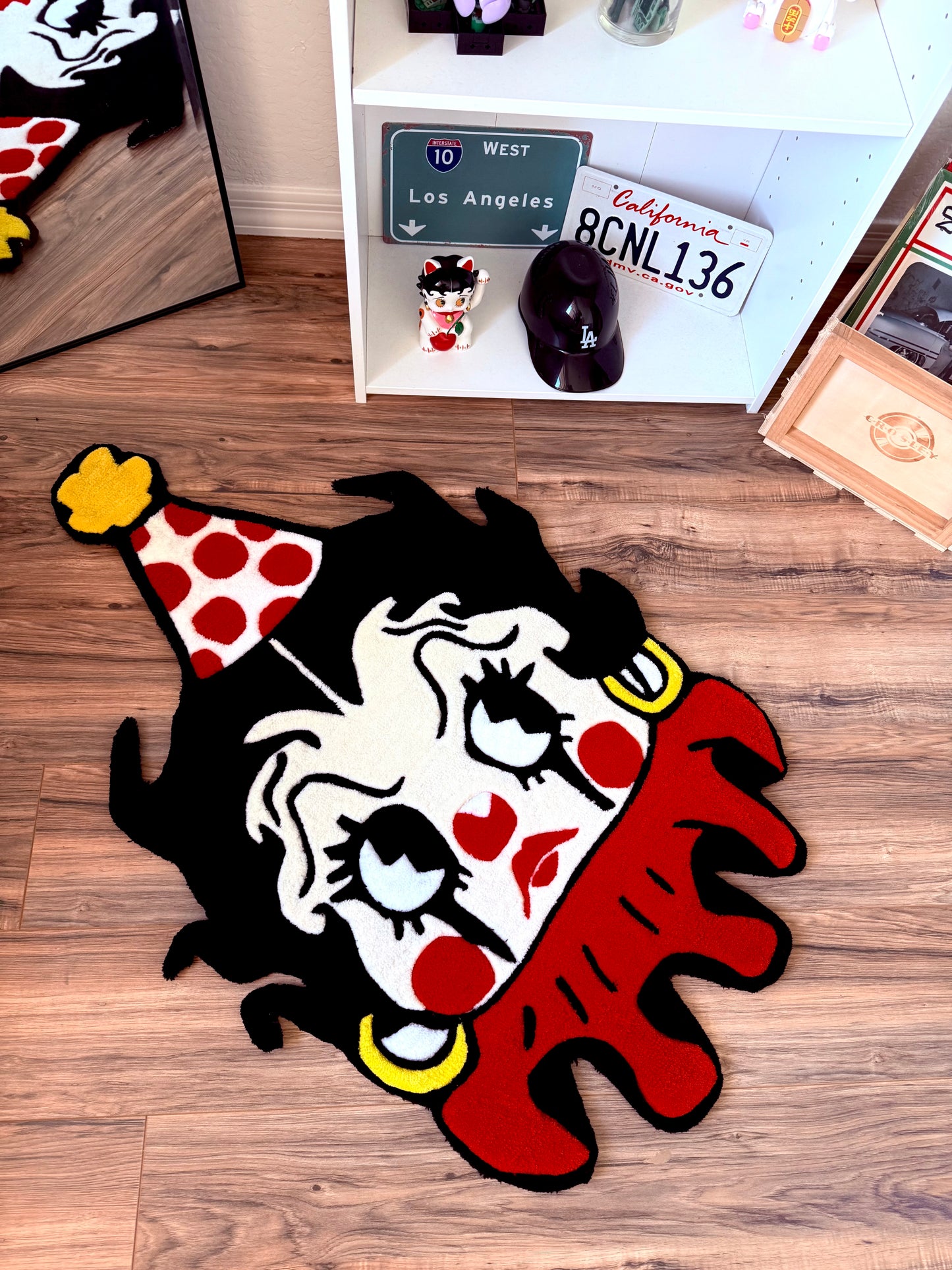 Clown Betty Boop Rug