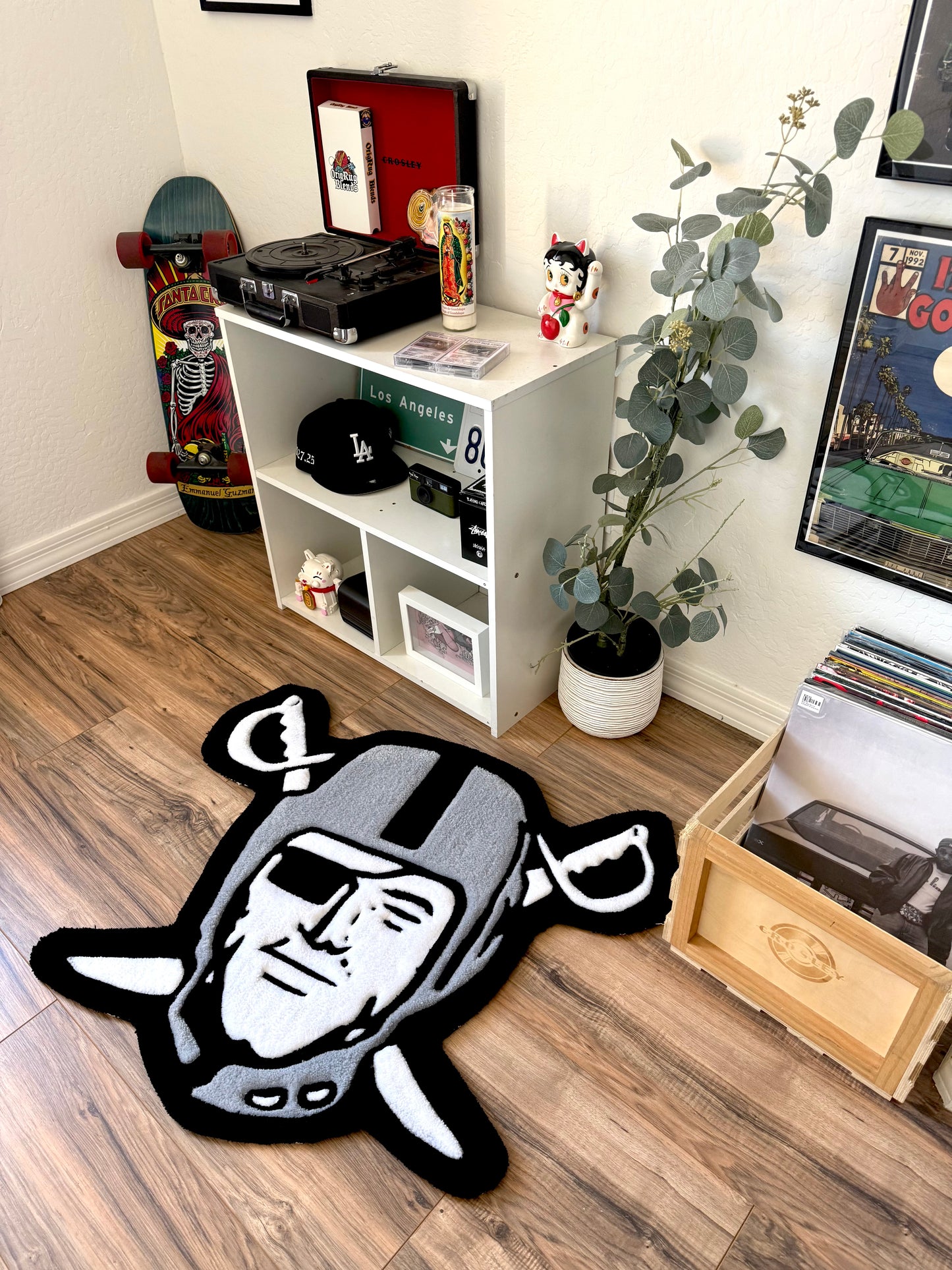 Raiders Head Rug