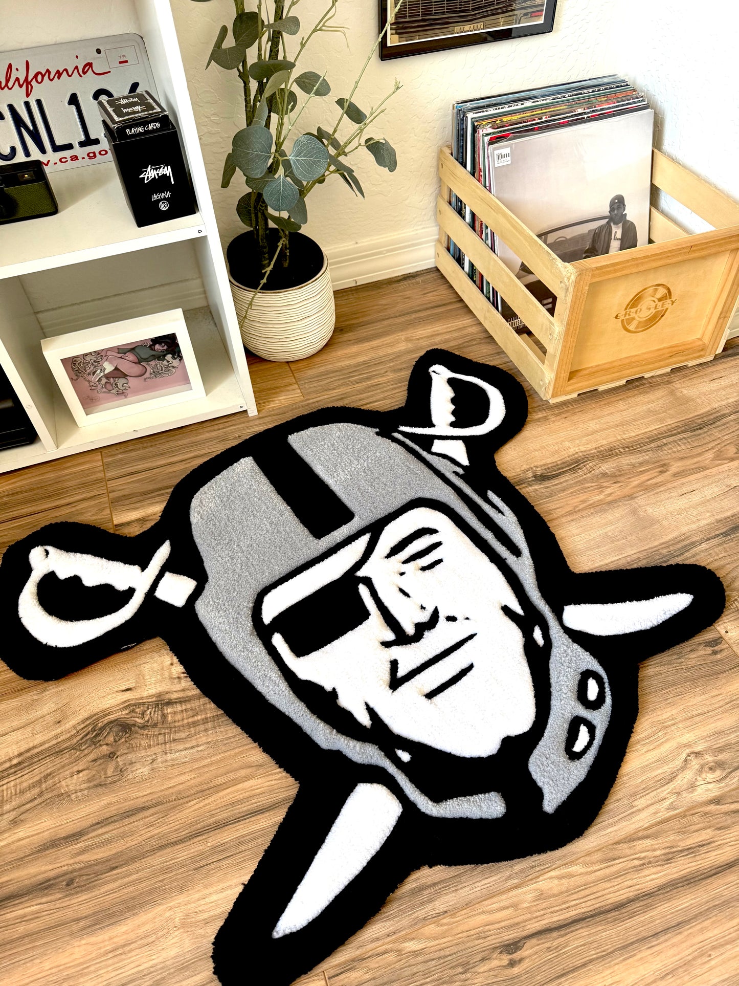 Raiders Head Rug