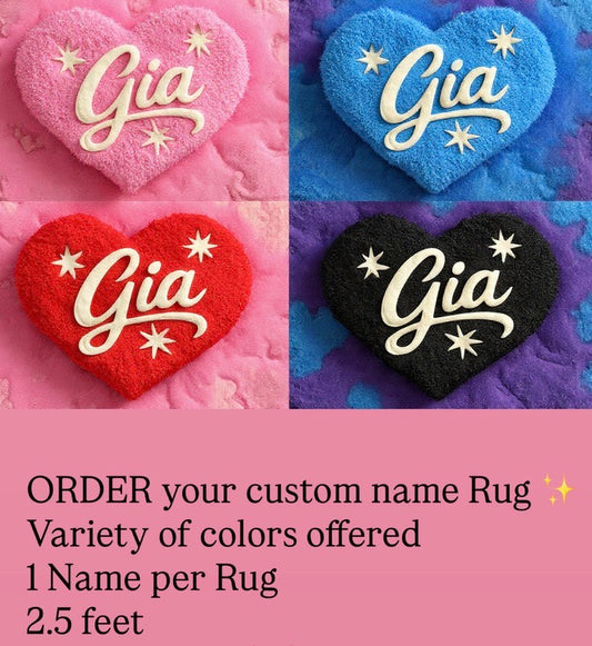 Custom Name Rugs