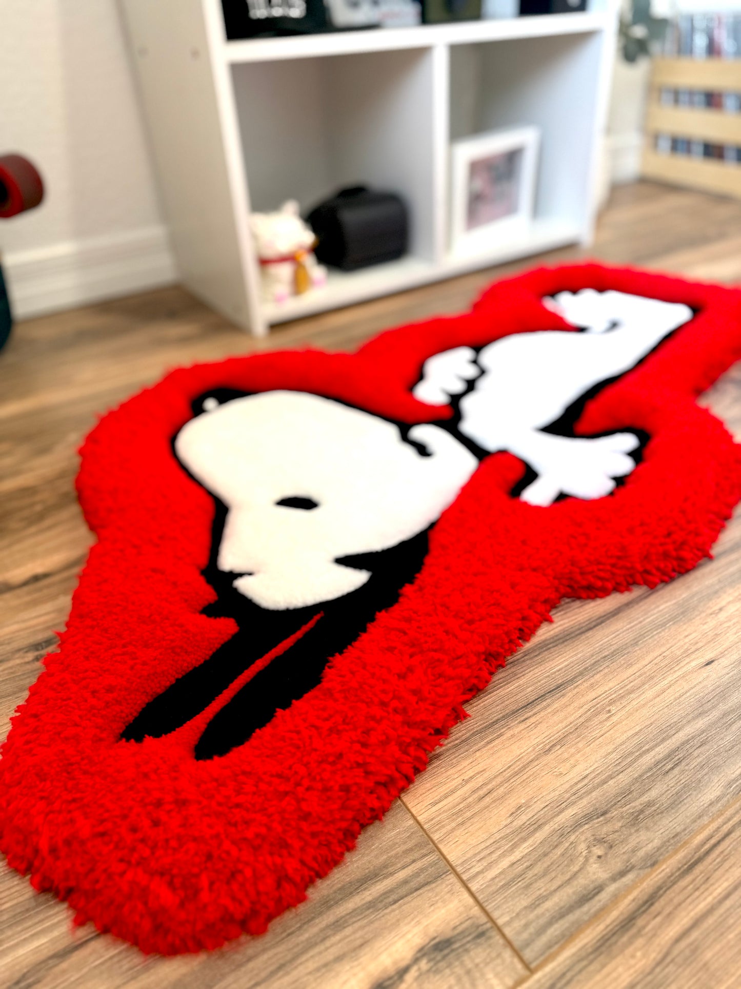 Sleepy Snoopy Rug (Back)