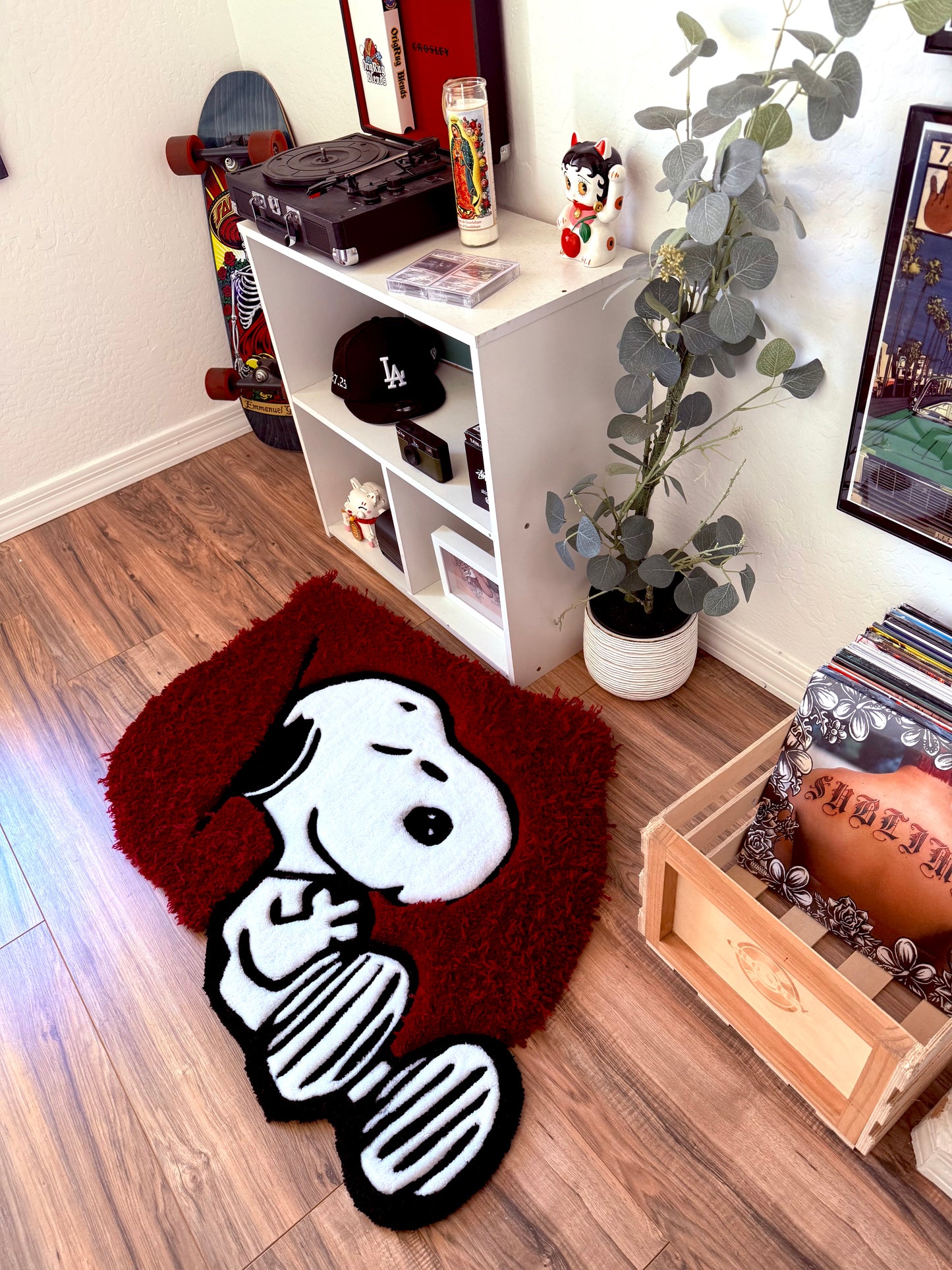 Snoopy Pillow Rug