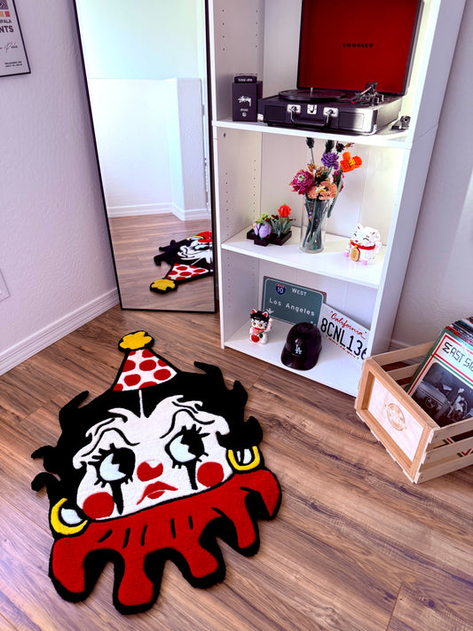 Clown Betty Boop Rug
