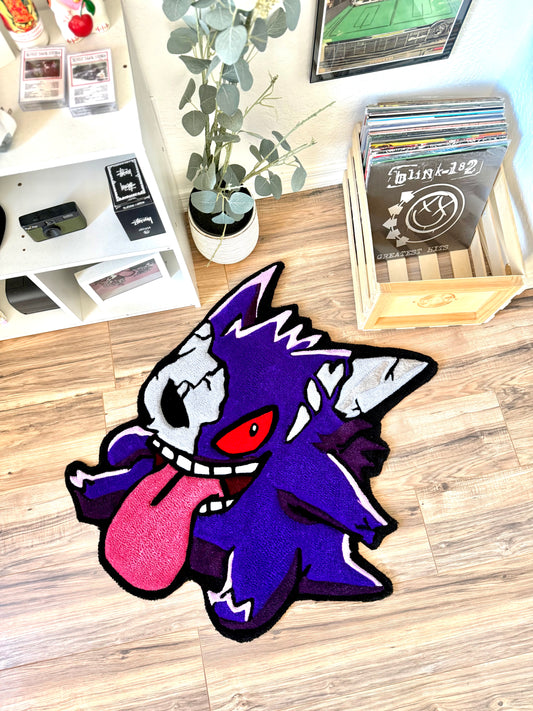 Gengar Half Skull Rug