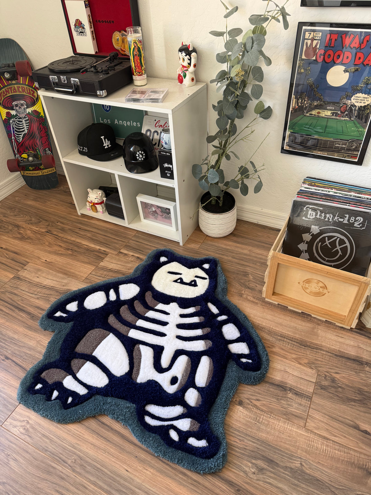 Snoorlax Skeleton Rug