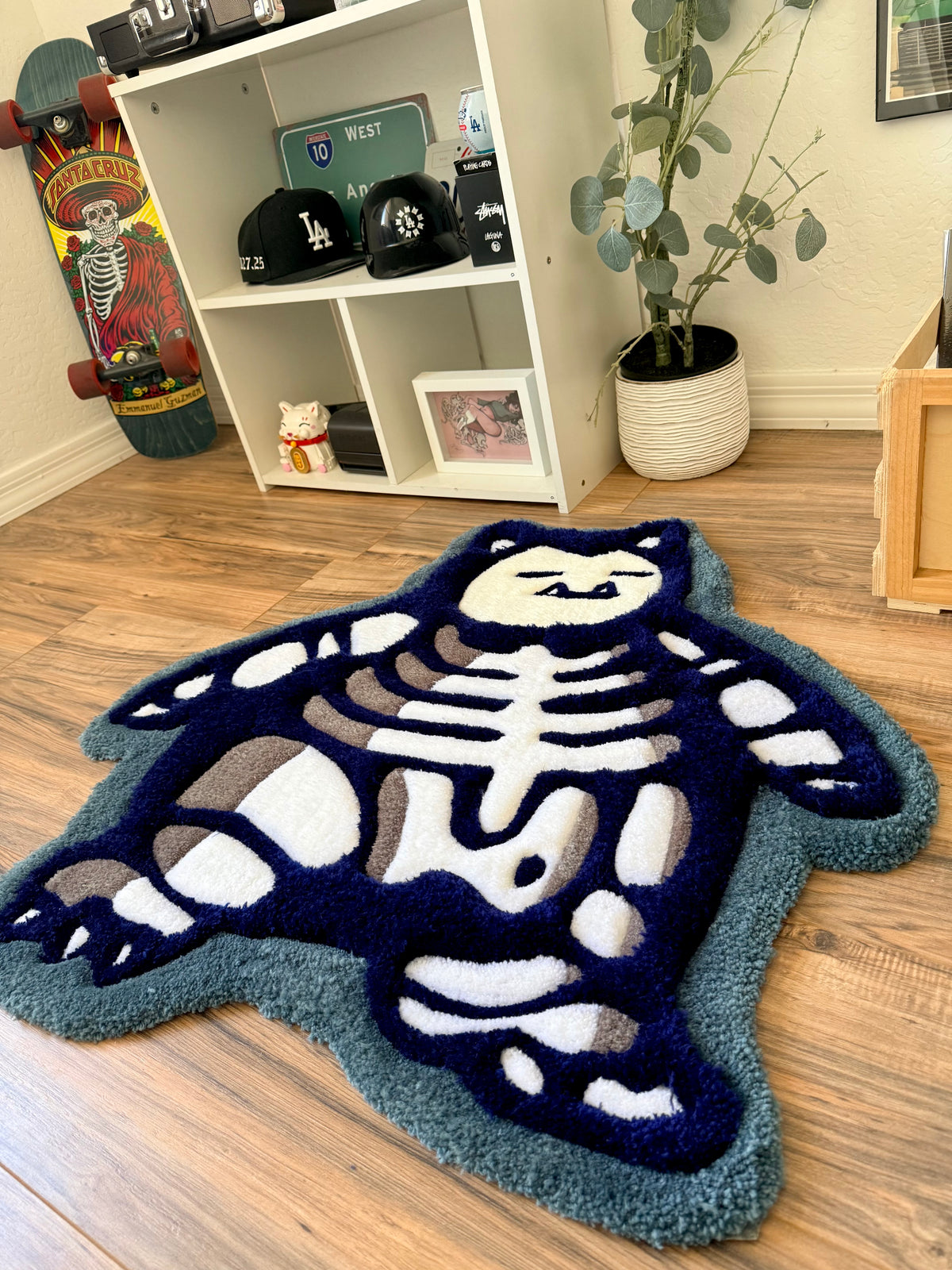 Snoorlax Skeleton Rug